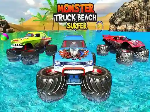 بازی Monster Truck Beach Surfing آنلاین