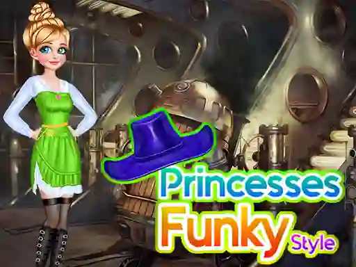 بازی Princesses Funky Style آنلاین