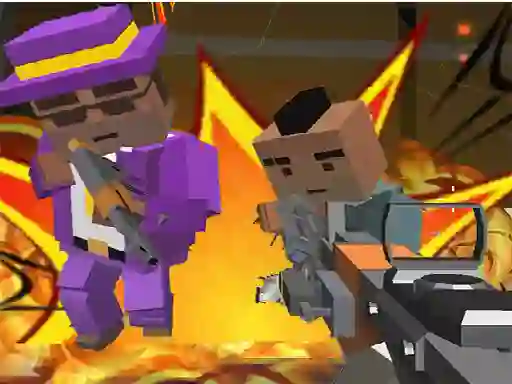 بازی Advanced Blocky Gangster Warfare آنلاین