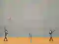 بازی Stick Figure Badminton آنلاین