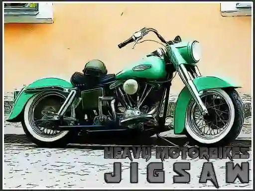 بازی Heavy Motorbikes Jigsaw آنلاین