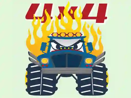 بازی Monster Trucks Coloring Pages آنلاین
