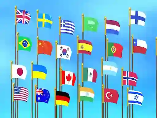 بازی Flag Puzzle Jam: Collect Flags آنلاین