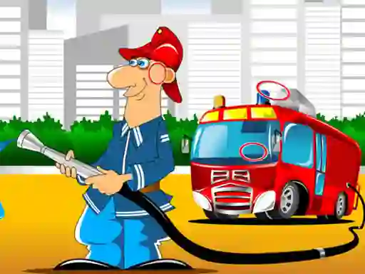 بازی Fire Trucks Differences آنلاین