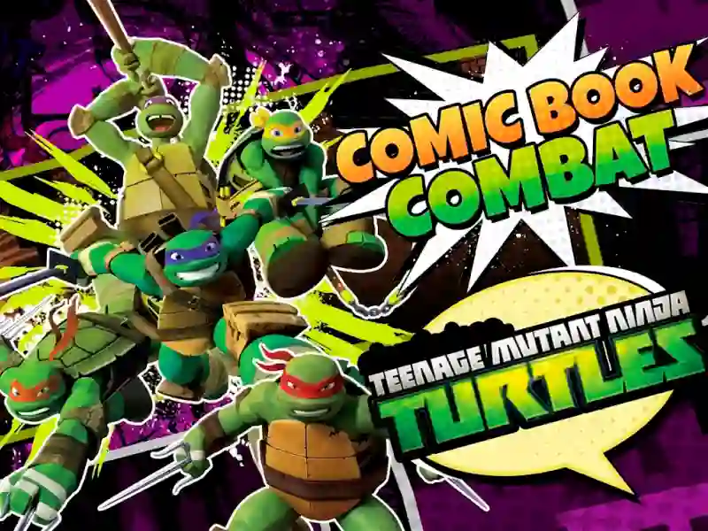 بازی Teenage Mutant Ninja Turtles Comic book Combat آنلاین