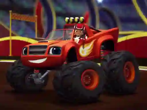 بازی Blaze Monster Trucks Hidden Stars آنلاین