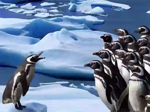 بازی Penguins Slide آنلاین