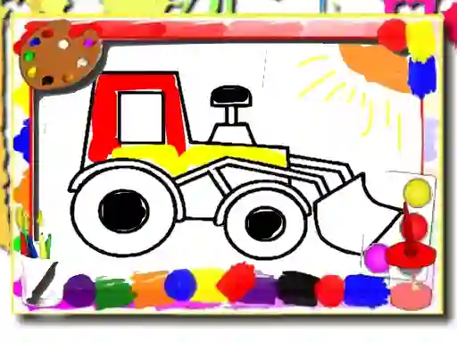 بازی Back to School: Kids Car Coloring آنلاین