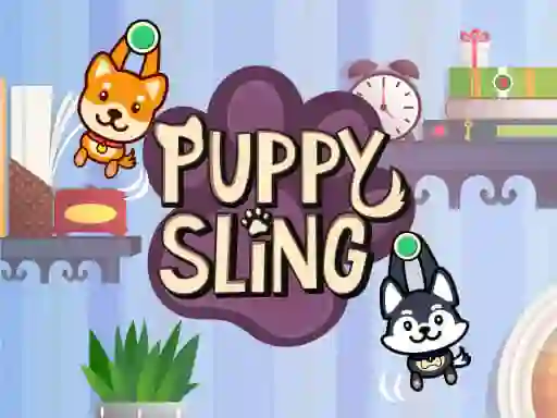 بازی Puppy Sling آنلاین