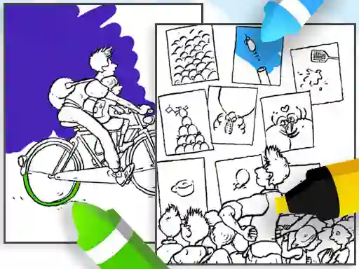 بازی Coloring Mees Kees آنلاین