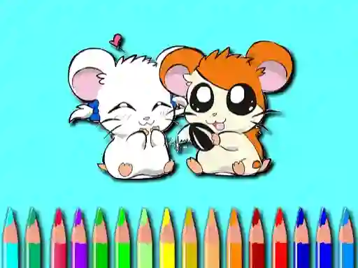 بازی Hamster Coloring Book آنلاین
