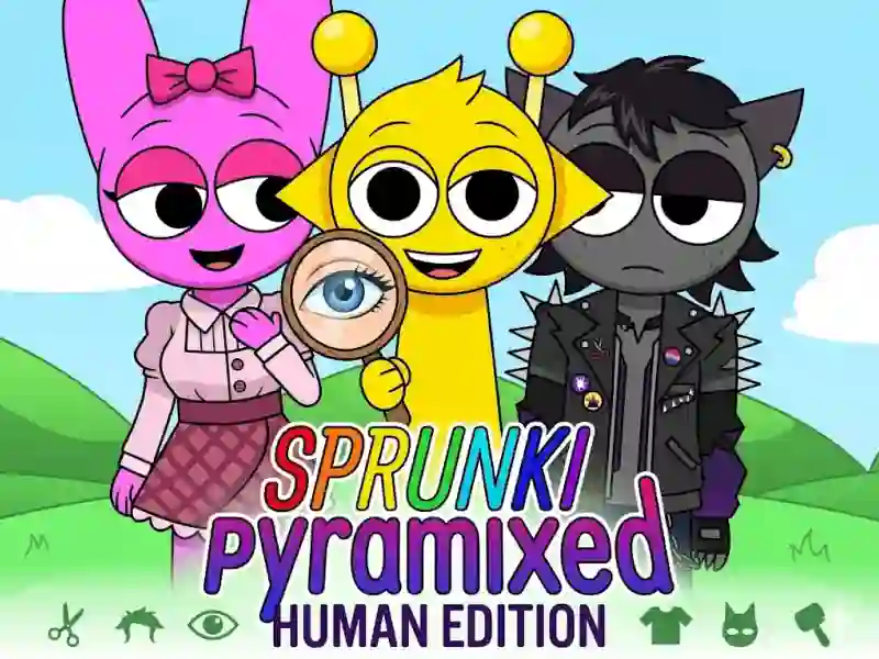 بازی Sprunki Pyramixed: Human Edition آنلاین