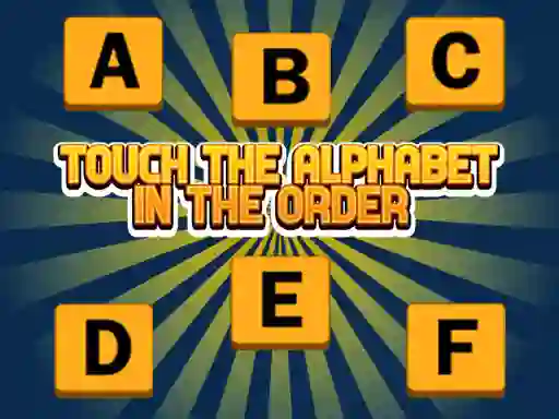 بازی Touch The Alphabet In The Oder آنلاین