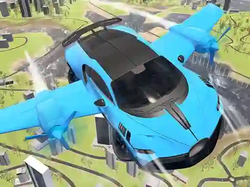 بازی Real Sports Flying Car 3d آنلاین