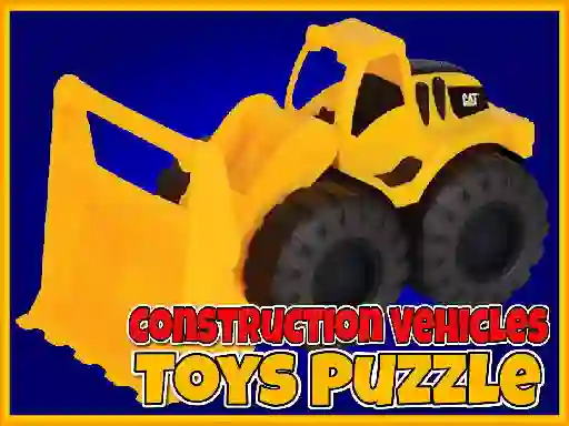 بازی Construction Vehicles Toys Puzzle آنلاین