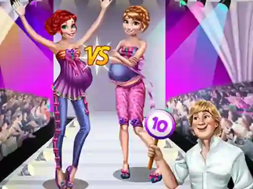 بازی Pregnant Princesses Catwalk Show آنلاین