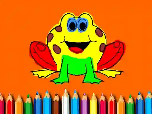 بازی Back To School: Frog Coloring Book آنلاین