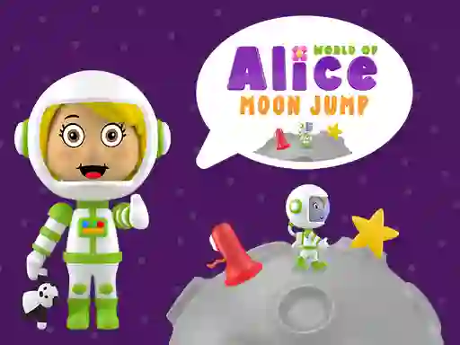 بازی World of Alice Moon Jump آنلاین