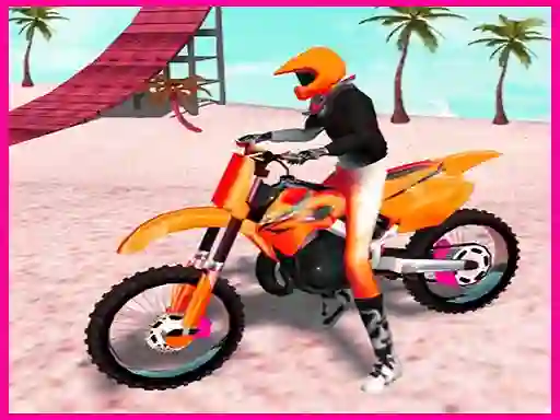 بازی Motocross Beach Jumping Bike Stunt آنلاین