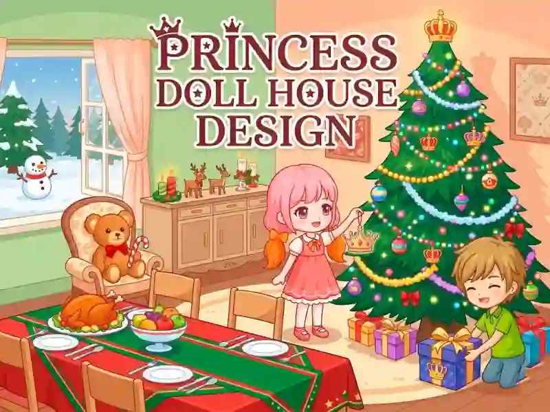 بازی Princess Doll House Design آنلاین