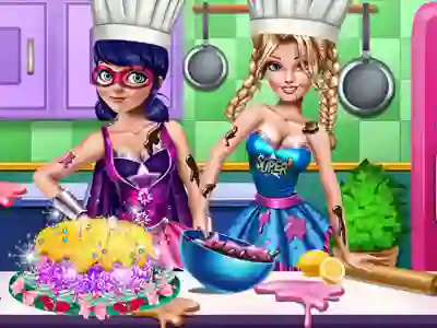 بازی SuperHero Cooking Contest آنلاین