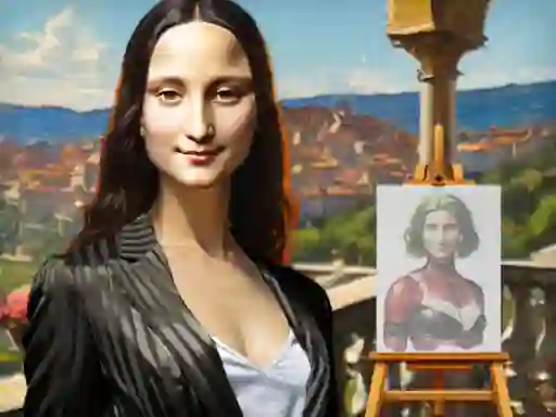 بازی Mona Lisa Fashion Experiments آنلاین