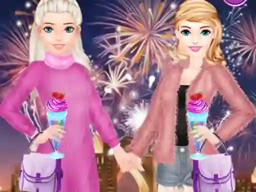 بازی Bffs New Year Eve آنلاین