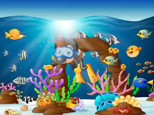 بازی Water Dive 2D: Underwater Survival آنلاین