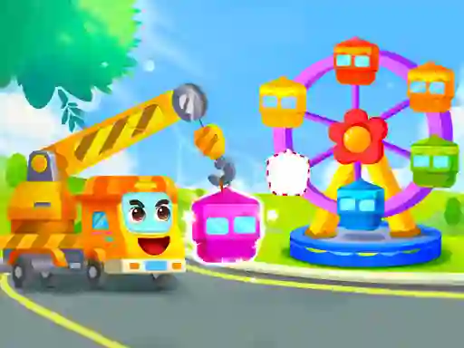 بازی Little Panda Truck Team آنلاین