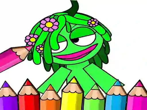 بازی Sprunki Coloring Music Anime آنلاین