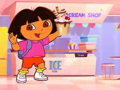 بازی Ice Cream Maker With Dora آنلاین