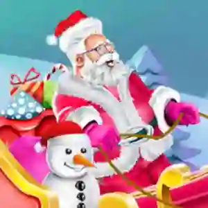 بازی Design santas sleigh آنلاین