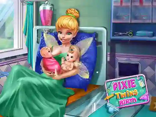 بازی Pixie Twins Birth آنلاین