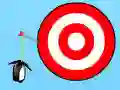بازی Penguin with Bow Golf آنلاین