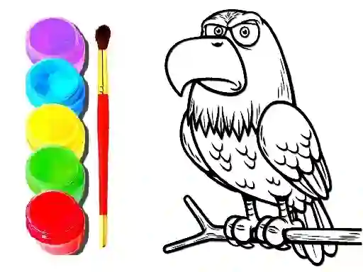 بازی Eagle Coloring Book آنلاین