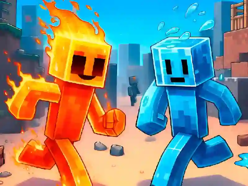 بازی Fire and Water Stickman آنلاین
