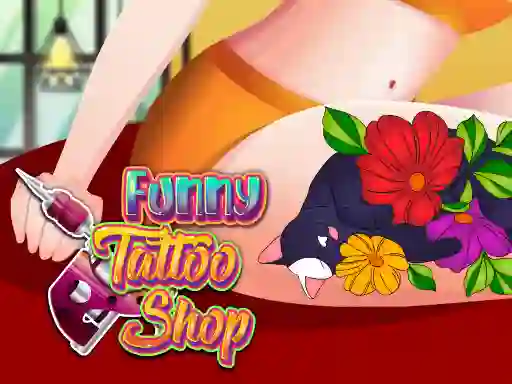 بازی Funny Tattoo Shop آنلاین