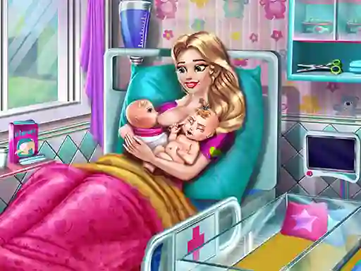 بازی Mommy Twins Birth آنلاین