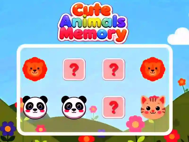 بازی Cute Animals Memory آنلاین