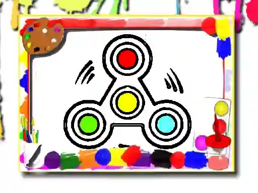 بازی Fidget Spinner Coloring Book آنلاین