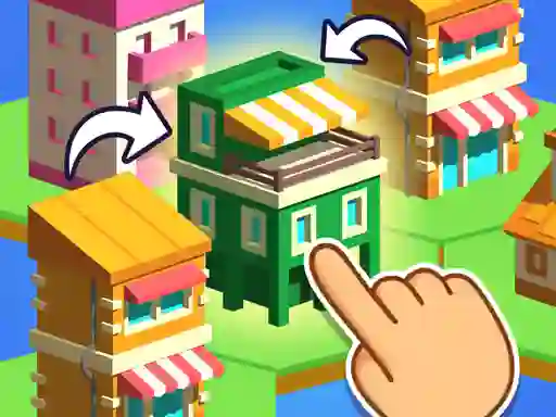 بازی Crafty Town Merge City آنلاین