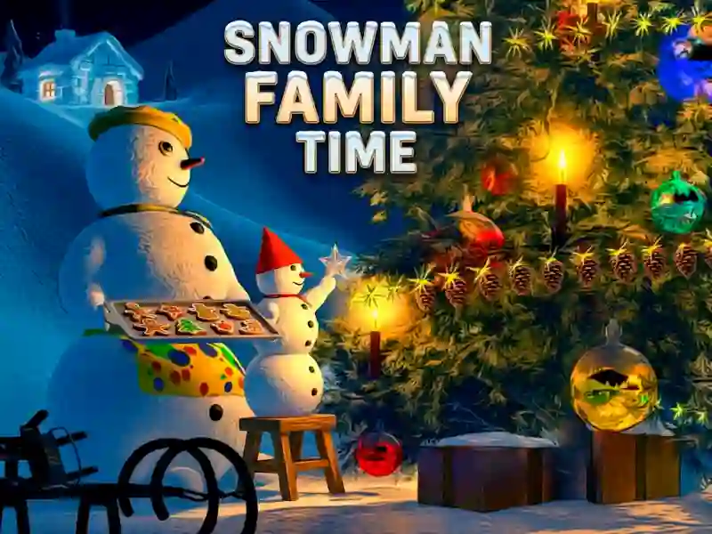 بازی Snowman Family Time آنلاین