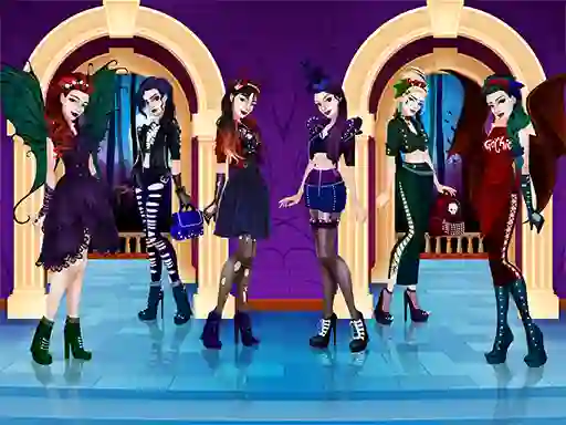 بازی Gothic Dress Up آنلاین