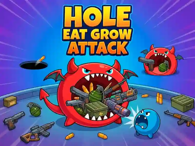بازی Hole Eat Grow Attack آنلاین