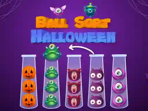 بازی Ball Sort Halloween آنلاین