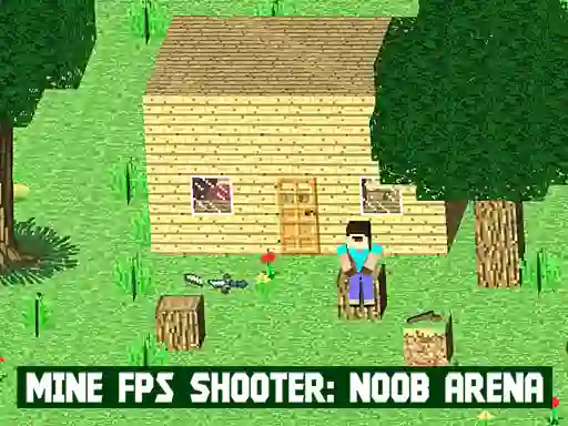 بازی Mine FPS Shooter: Noob Arena آنلاین