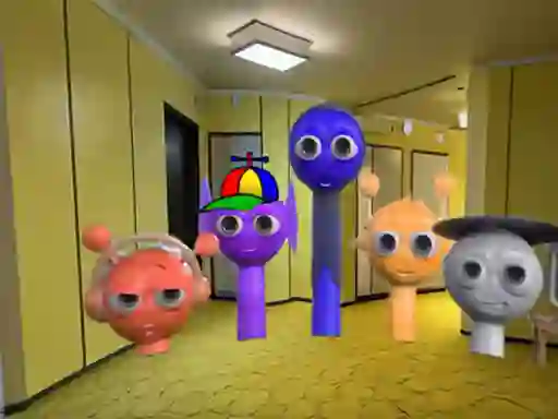 بازی Sprunki Backroom Terrors Skibidi Toilet آنلاین