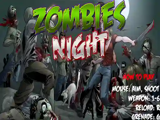 بازی Zombies Night آنلاین
