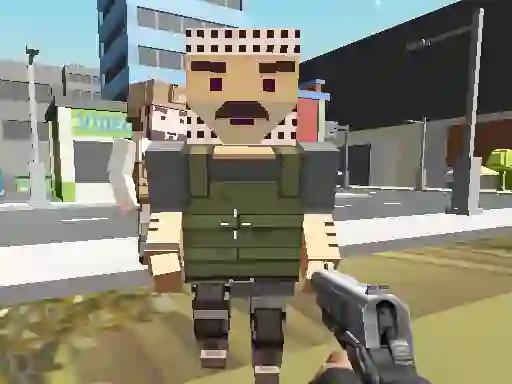 بازی Block Pixel Cop: Gun Craft In Robbers World آنلاین