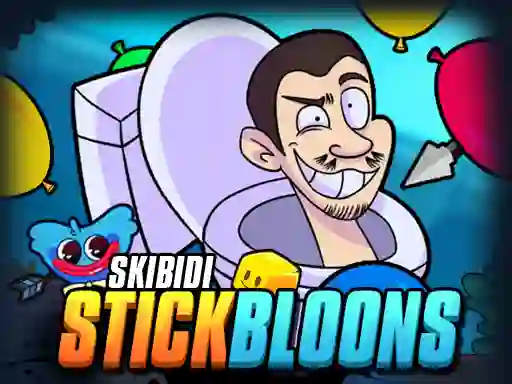 بازی Skibidi Stick Bloons آنلاین